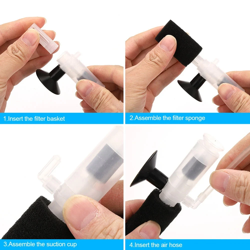물고기 탱크 작은 무소음 공압 필터 미니 물 고블린 공 - Air Stone Diffuser 리뷰 및 가격
